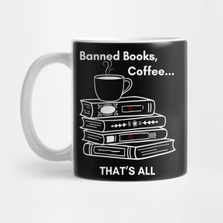 Banned Books and Coffee Mug